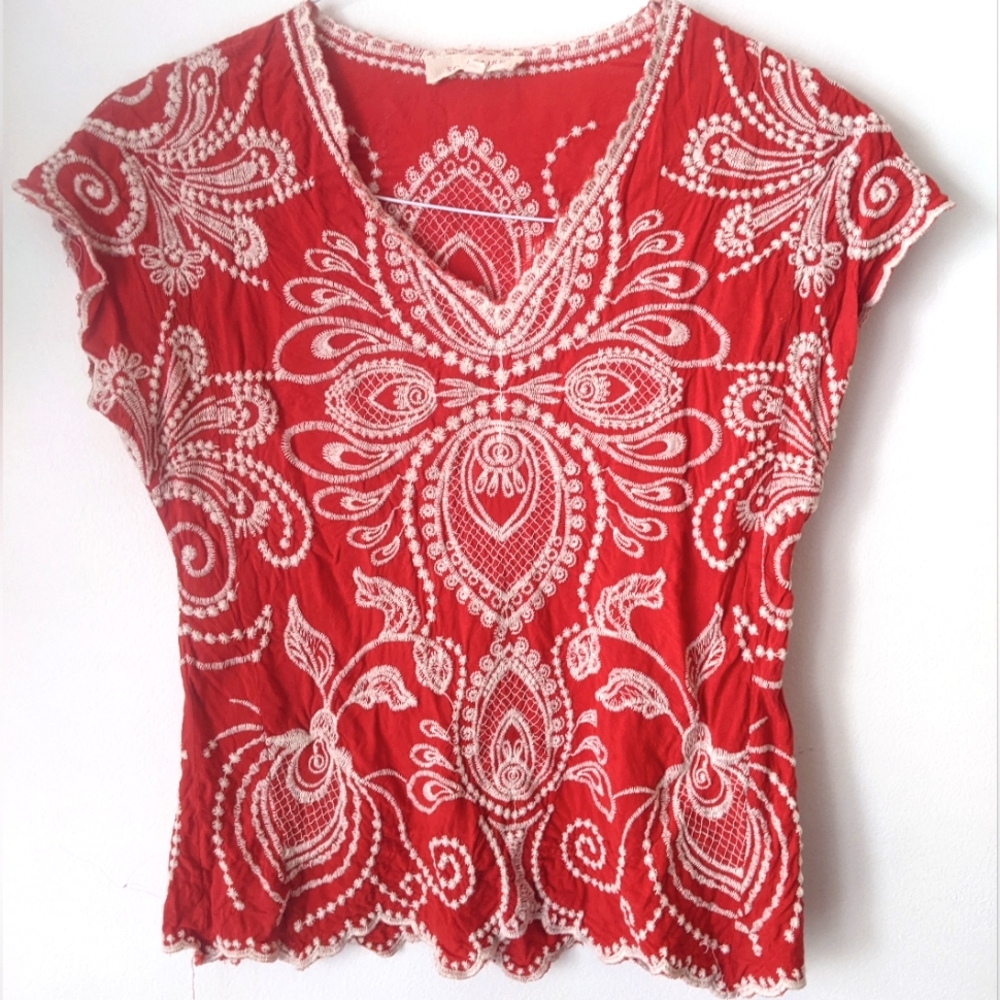 Embroidered Woven Shirt